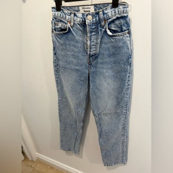 EUC- REFORMATION CYNTHIA HIGH RISE STRAIGHT JEAN- Size 24 - Picture 11 of 11